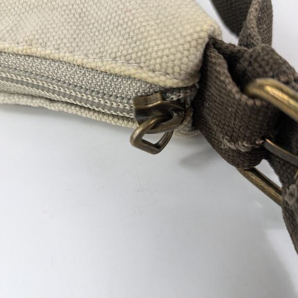 Disney Tinkerbell Shoulder Bag Purse Tote Fab Starpoint New York Canvas Brown - Picture 12 of 15